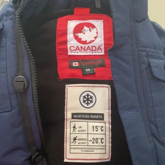 CANADA WEATHER GEAR Boys Insulated Vest size 5/6 NAVY NWT - Picture 4 of 6